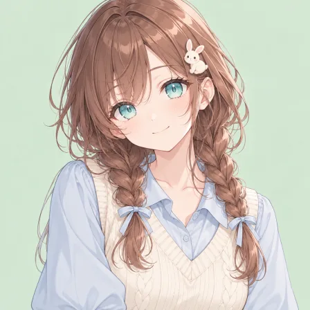 rabbit hair ornament