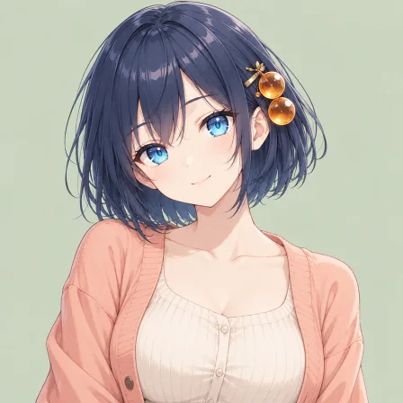 sphere hair ornament