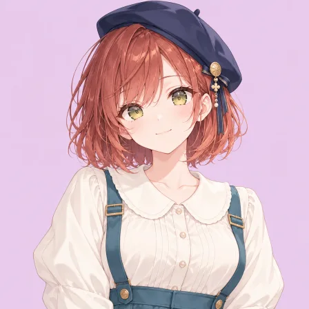 tilted headwear