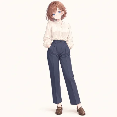 high-waist pants
