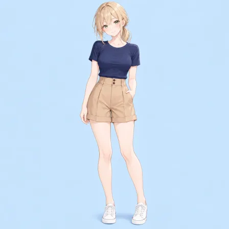 high-waist shorts