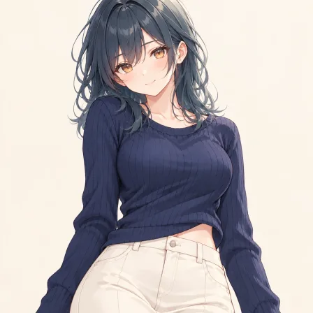 midriff peek