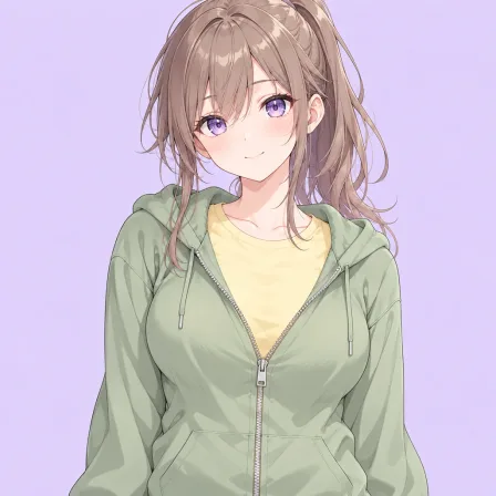 partially unzipped
