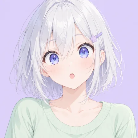 wide-eyed