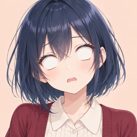 blank eyes