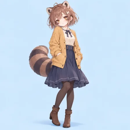raccoon girl