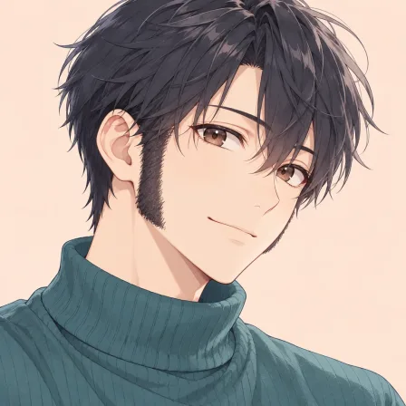 long sideburns