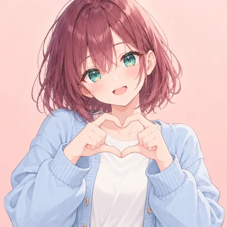 four-finger heart hands