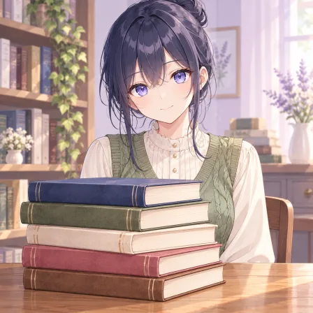 book stack